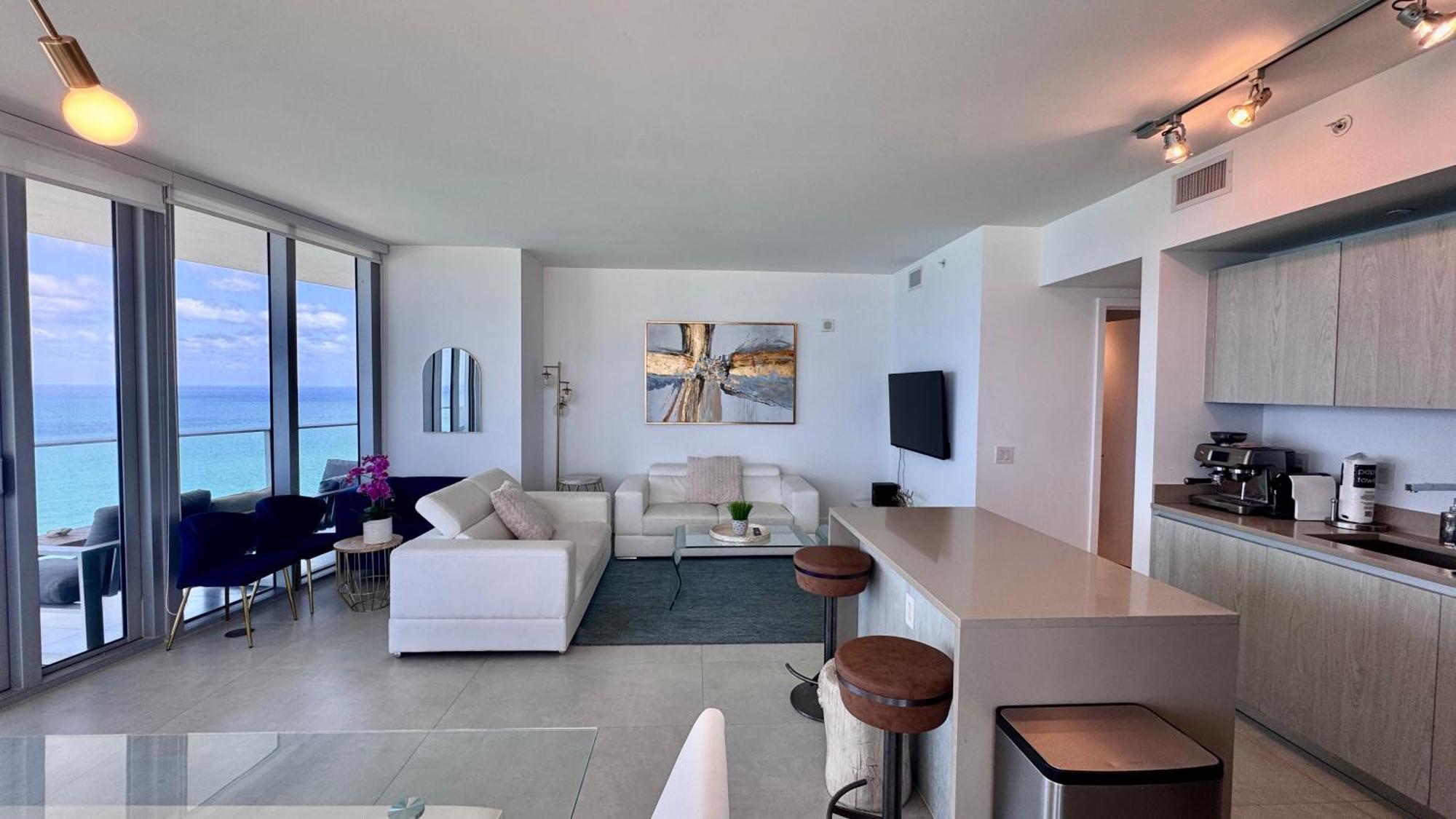 Dreamy Beachside Living - Direct Oceanview 2Br 2Ba For The Perfect Escape Hollywood Luaran gambar